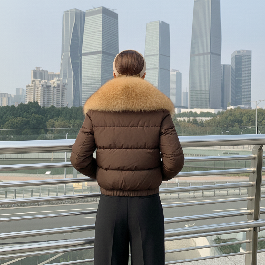 Dalvyn | Fox Fur Down Jacket