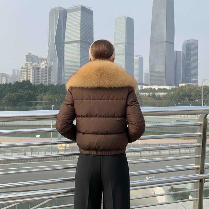Dalvyn | Fox Fur Down Jacket