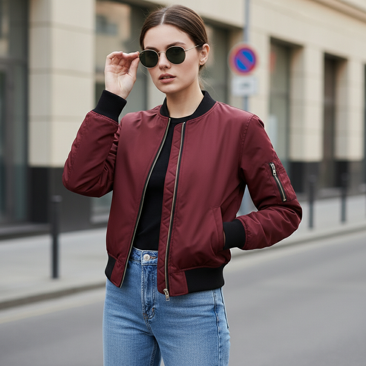 Dalvyn | Neck Bomber Jacket