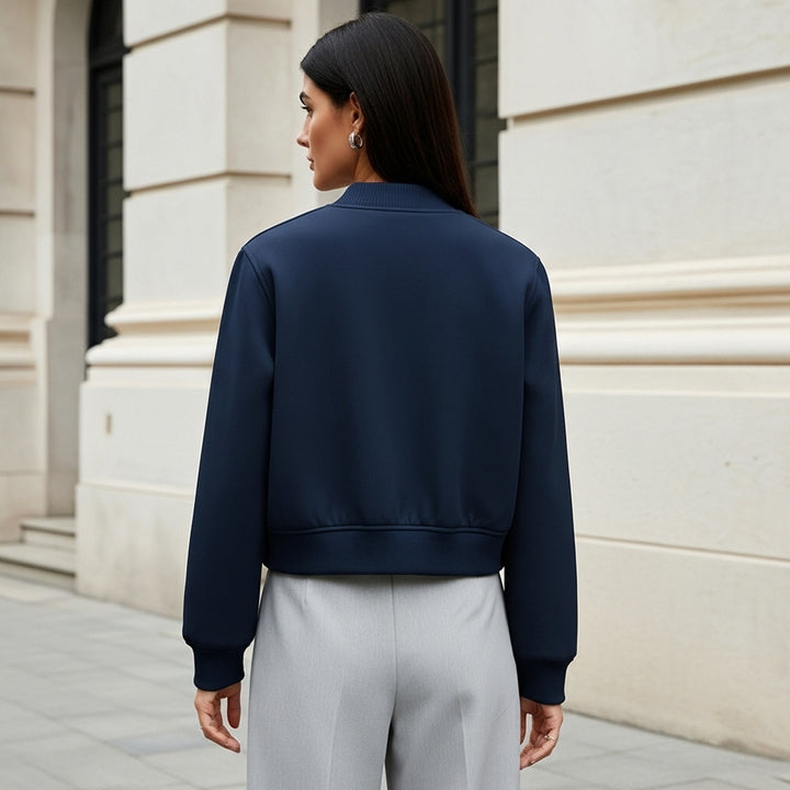 Dalvyn | Cropped Bomber Coat