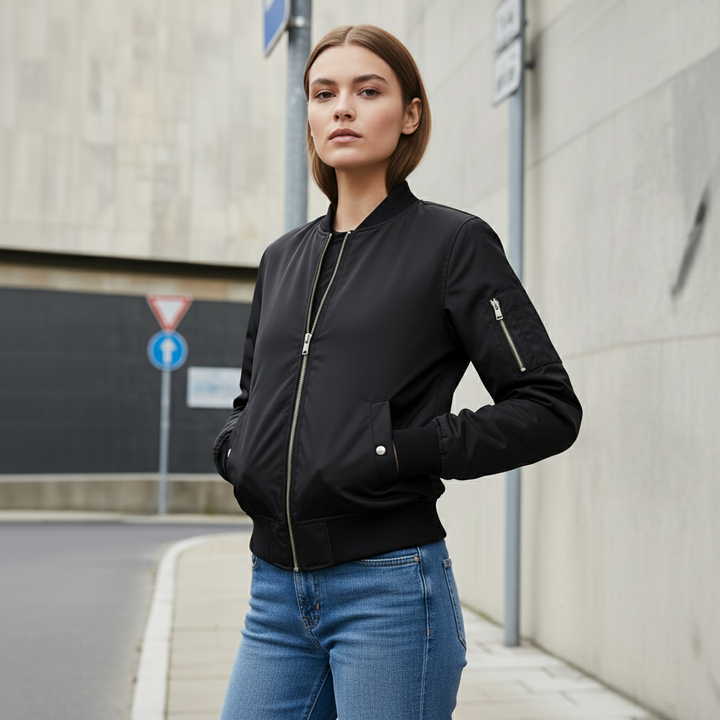 Dalvyn | Neck Bomber Jacket