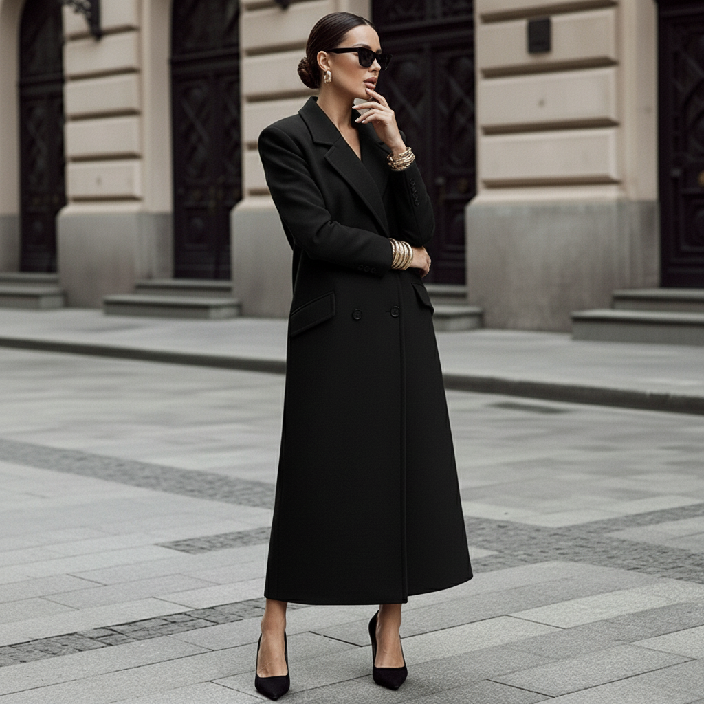 Dalvyn | Double-Breasted Wool Overcoat