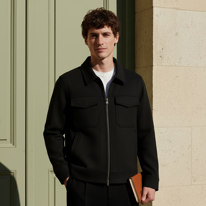 Dalvyn | Suede Oversize Windbreaker