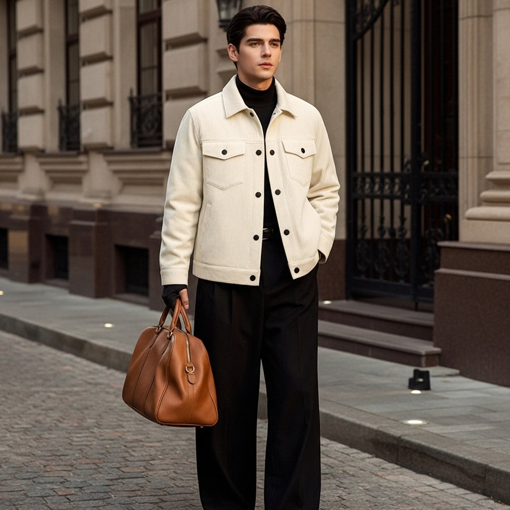 Dalvyn | Men's Corduroy Cargo Jacket