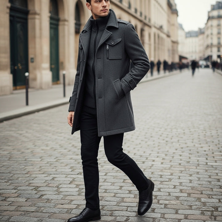 Dalvyn | Men's Wool Trench Coat