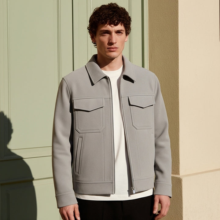 Dalvyn | Suede Oversize Windbreaker
