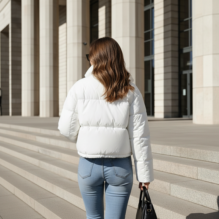 Dalvyn | Mock Neck Padded Coat
