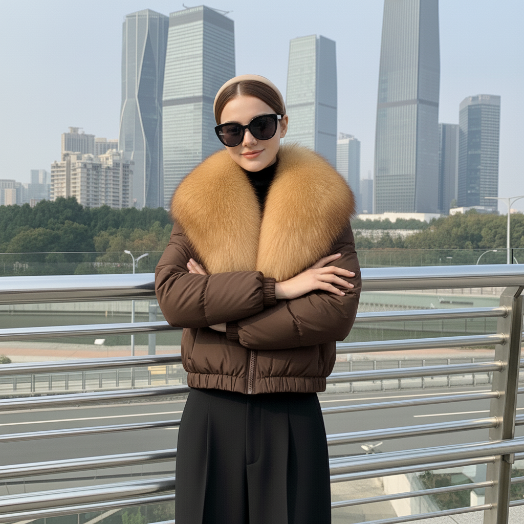 Dalvyn | Fox Fur Down Jacket