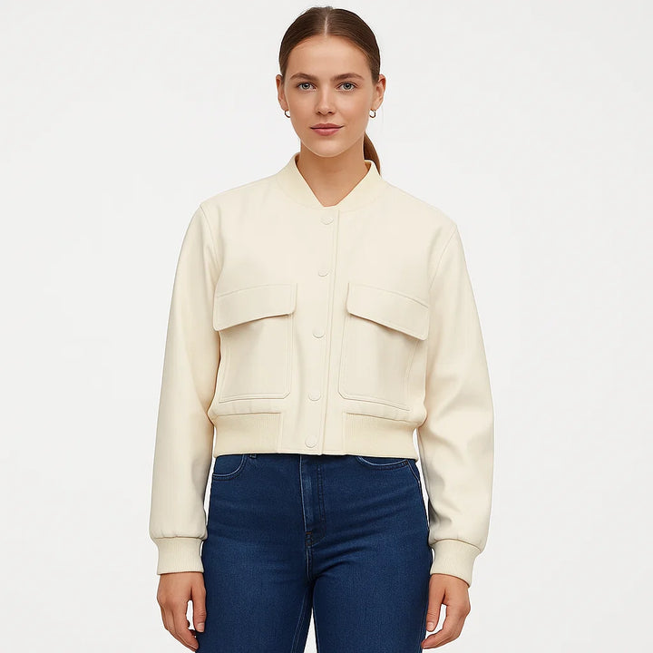 Dalvyn | Cropped Bomber Coat