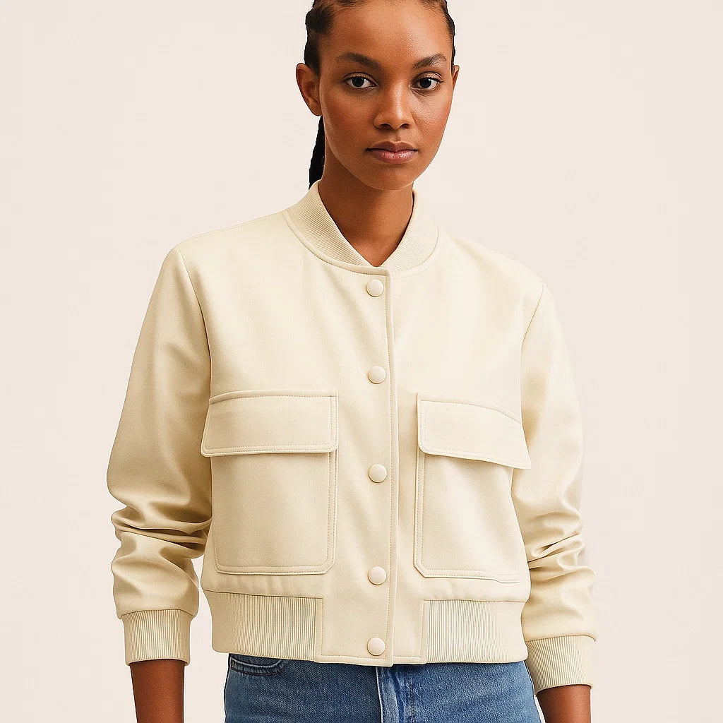 Dalvyn | Cropped Bomber Coat