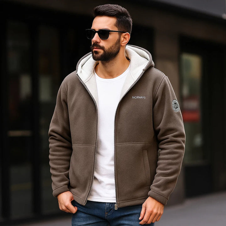 Dalvyn | Embroidered Wool Fleece Jacket
