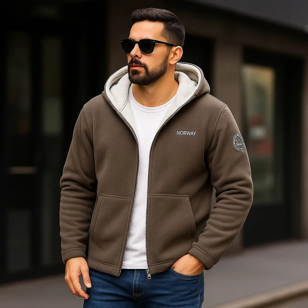 Dalvyn | Embroidered Wool Fleece Jacket