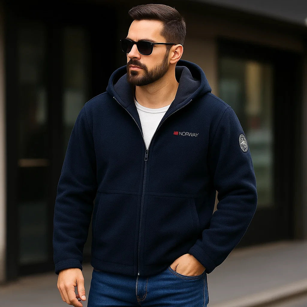 Dalvyn | Embroidered Wool Fleece Jacket