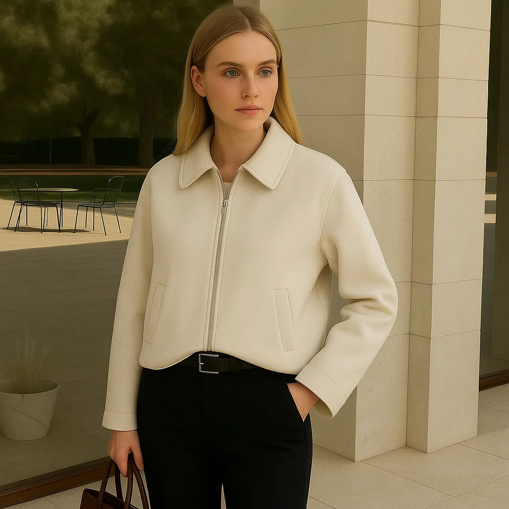 Dalvyn | Zip-Up Woolen Coat