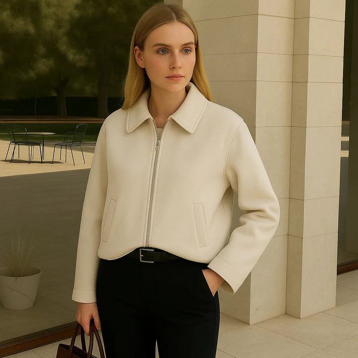 Dalvyn | Zip-Up Woolen Coat