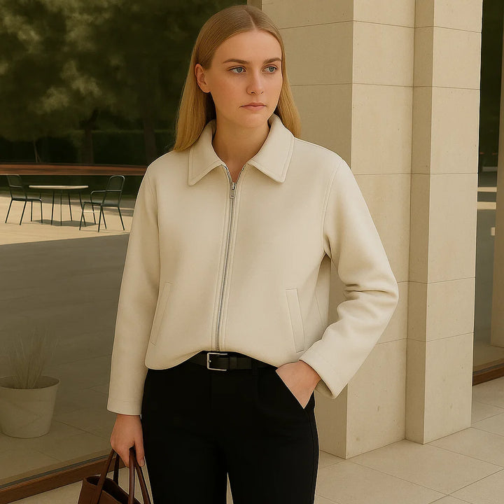 Dalvyn | Zip-Up Woolen Coat