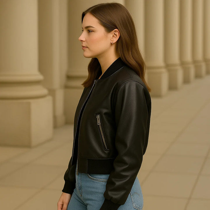 Dalvyn | Faux Leather Biker Jacket