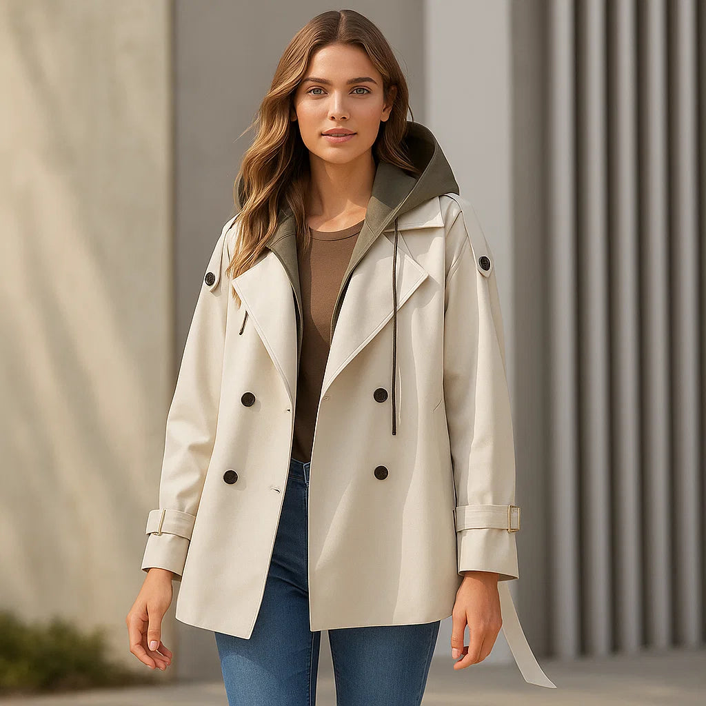 Dalvyn | Flowy Belted Trench Coat