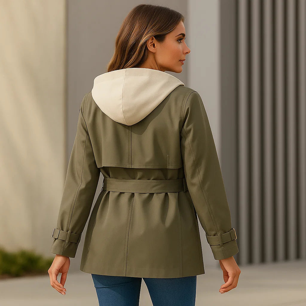 Dalvyn | Flowy Belted Trench Coat