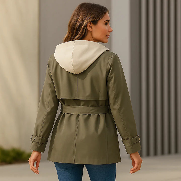Dalvyn | Flowy Belted Trench Coat
