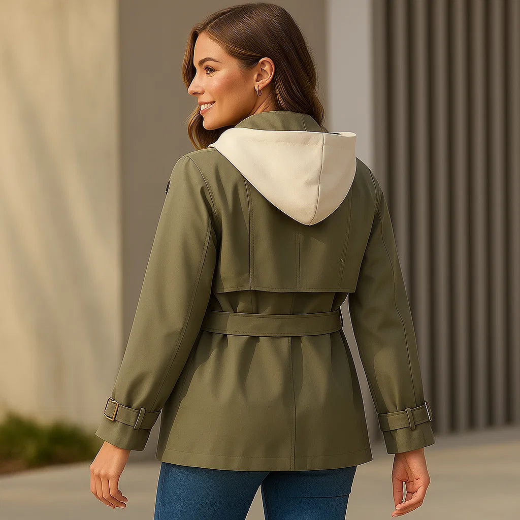 Dalvyn | Flowy Belted Trench Coat