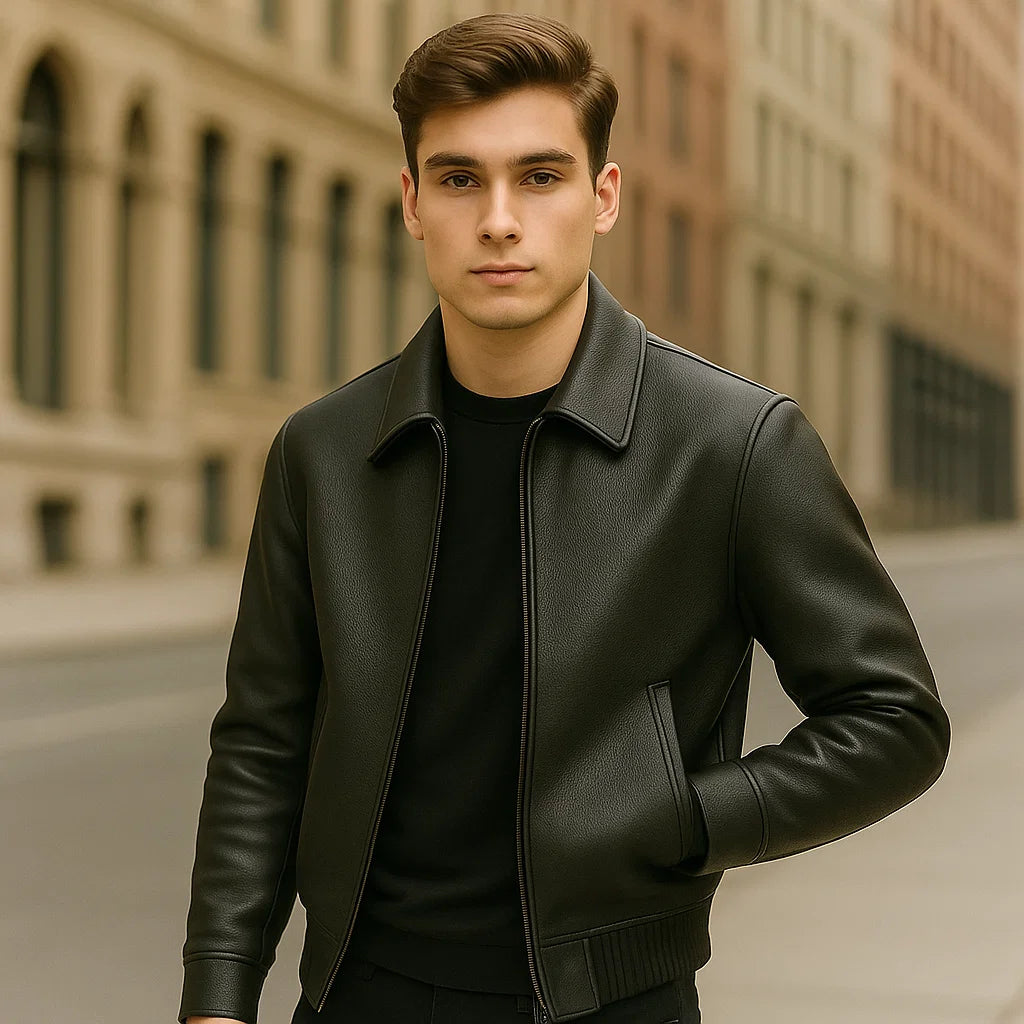 Dalvyn | PU Leather Biker Jacket