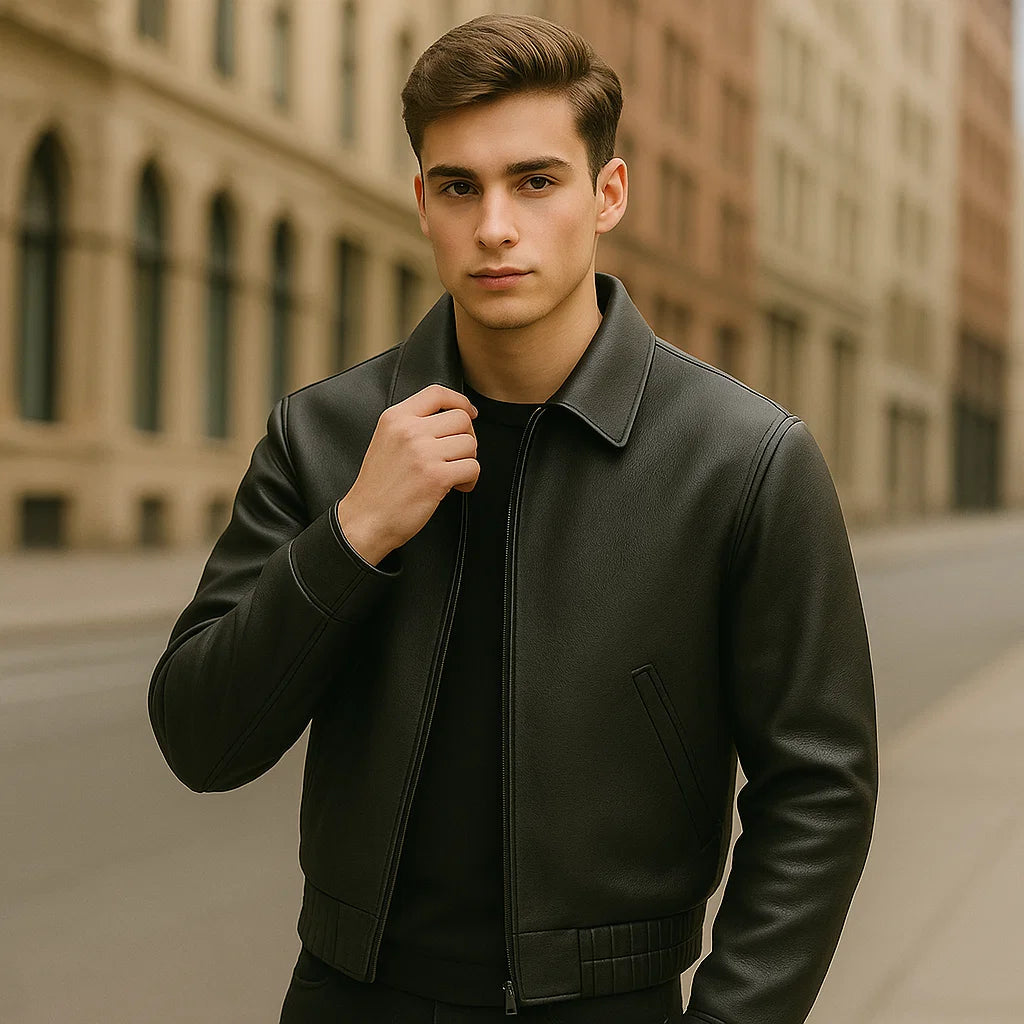 Dalvyn | PU Leather Biker Jacket