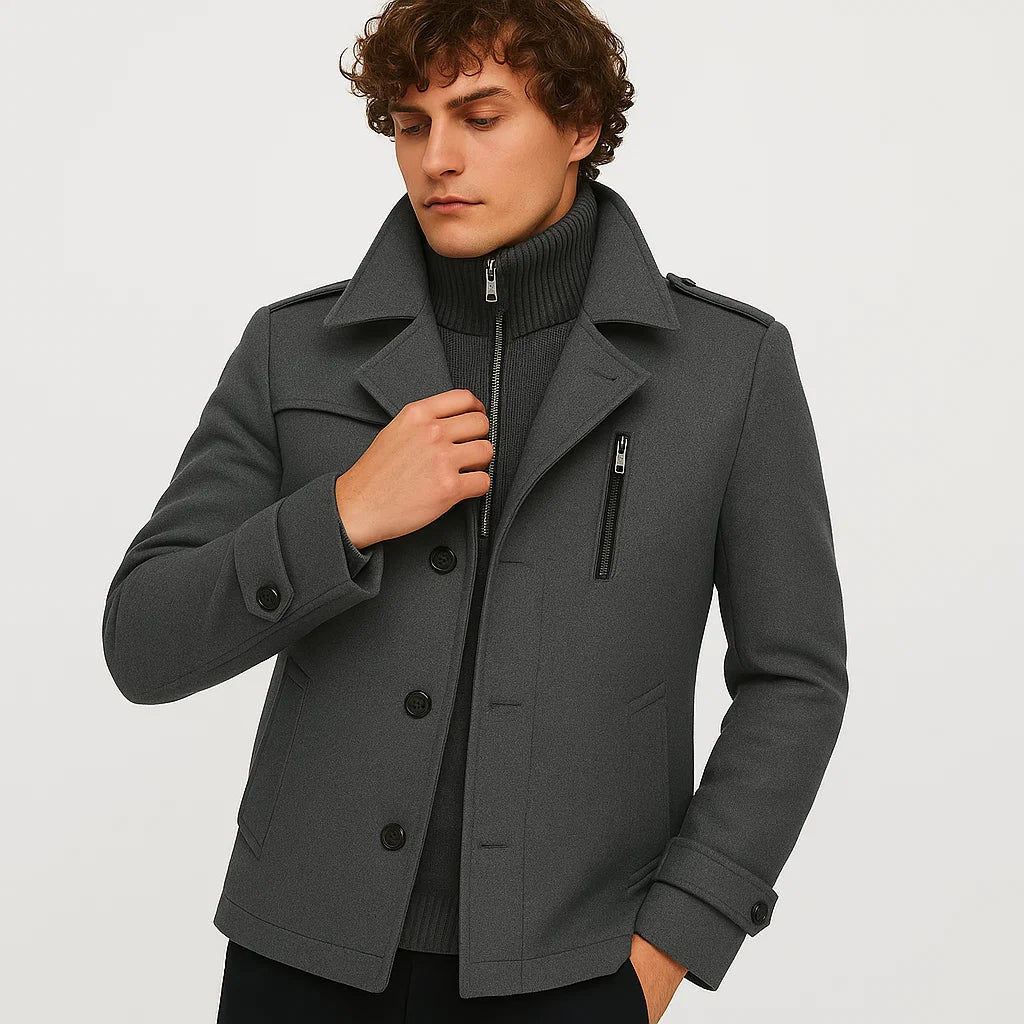 Dalvyn | Men's Wool Trench Coat