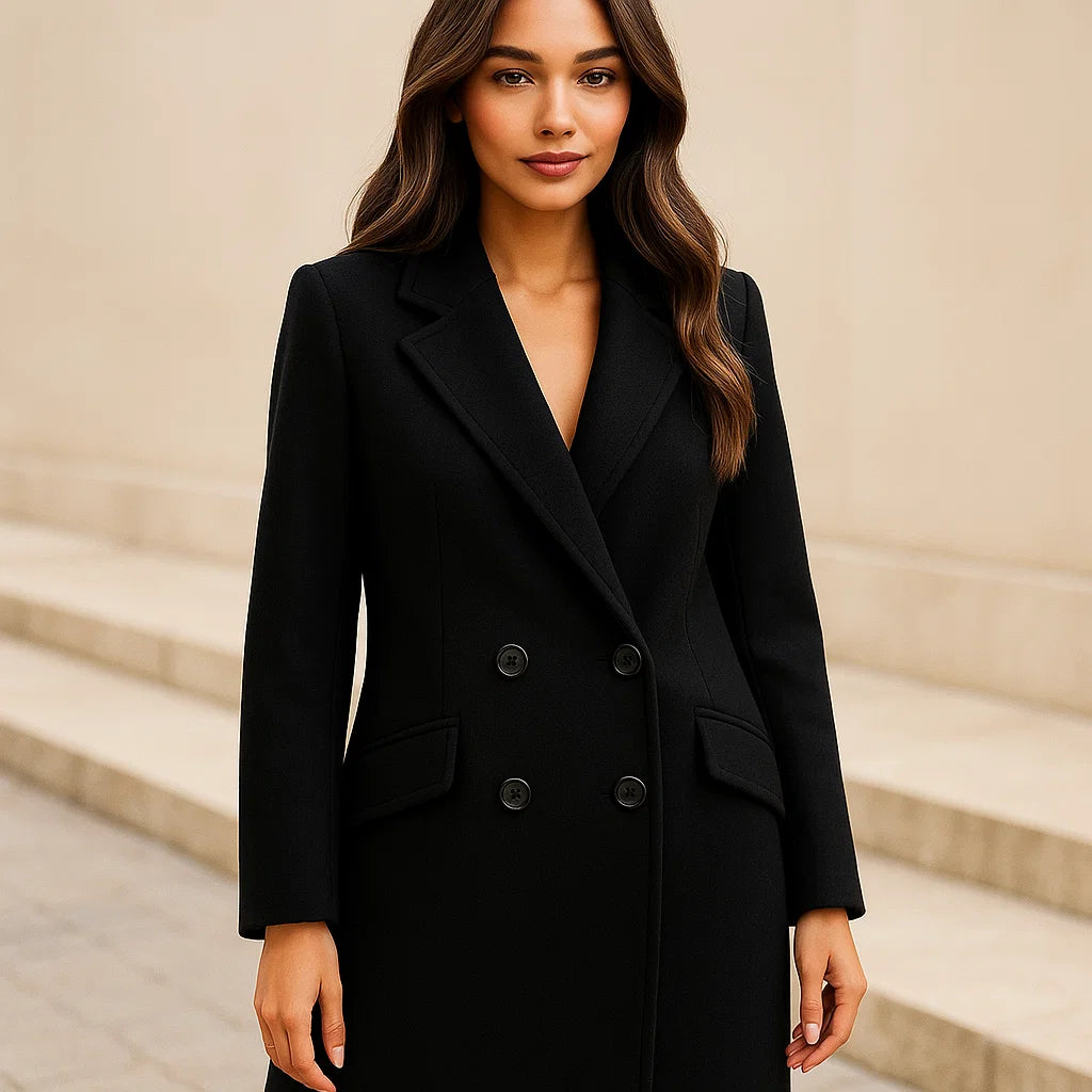 Dalvyn | Double-Breasted Wool Overcoat