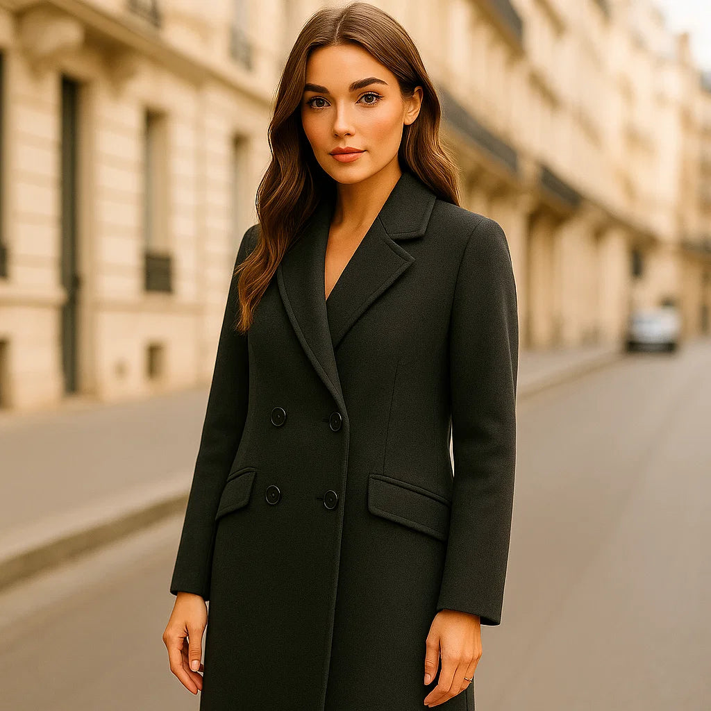 Dalvyn | Double-Breasted Wool Overcoat