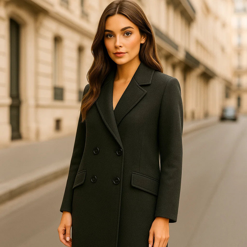 Dalvyn | Double-Breasted Wool Overcoat