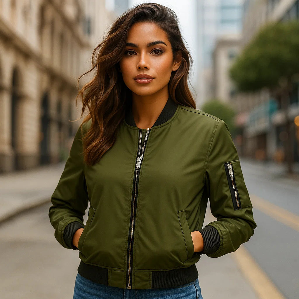 Dalvyn | Neck Bomber Jacket