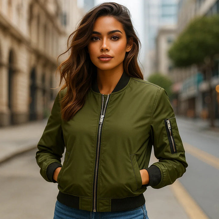 Dalvyn | Neck Bomber Jacket