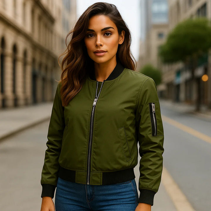 Dalvyn | Neck Bomber Jacket