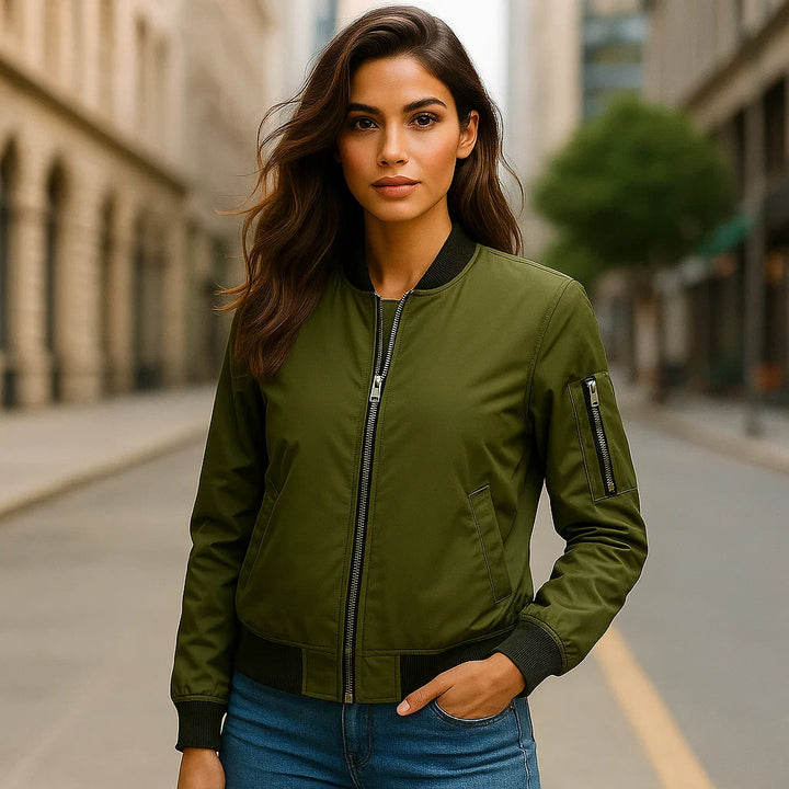 Dalvyn | Neck Bomber Jacket