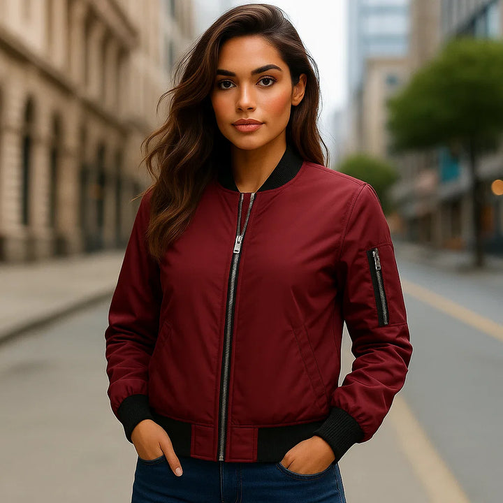 Dalvyn | Neck Bomber Jacket