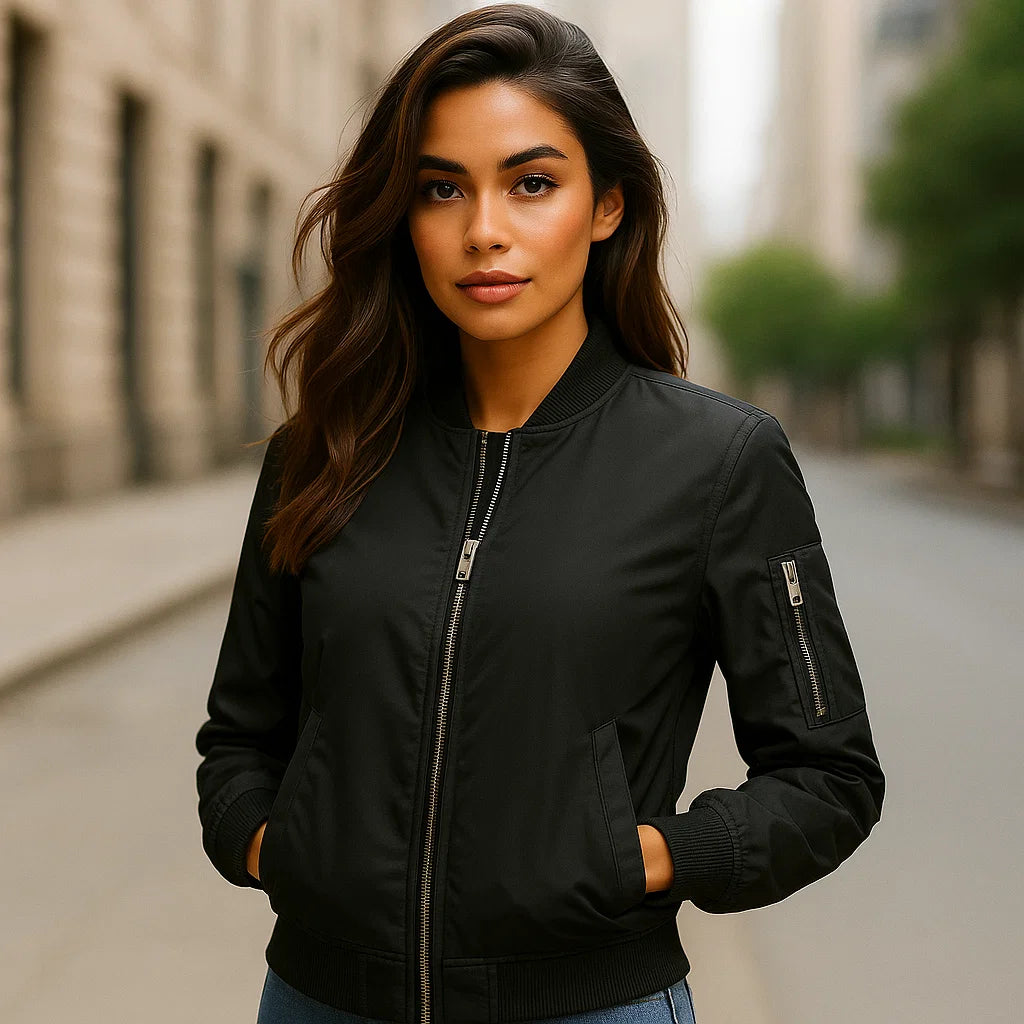 Dalvyn | Neck Bomber Jacket