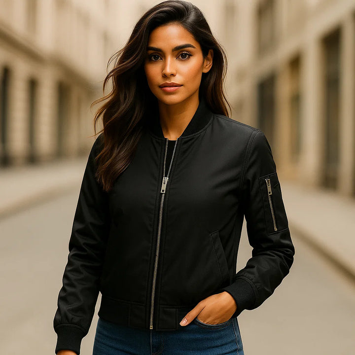Dalvyn | Neck Bomber Jacket