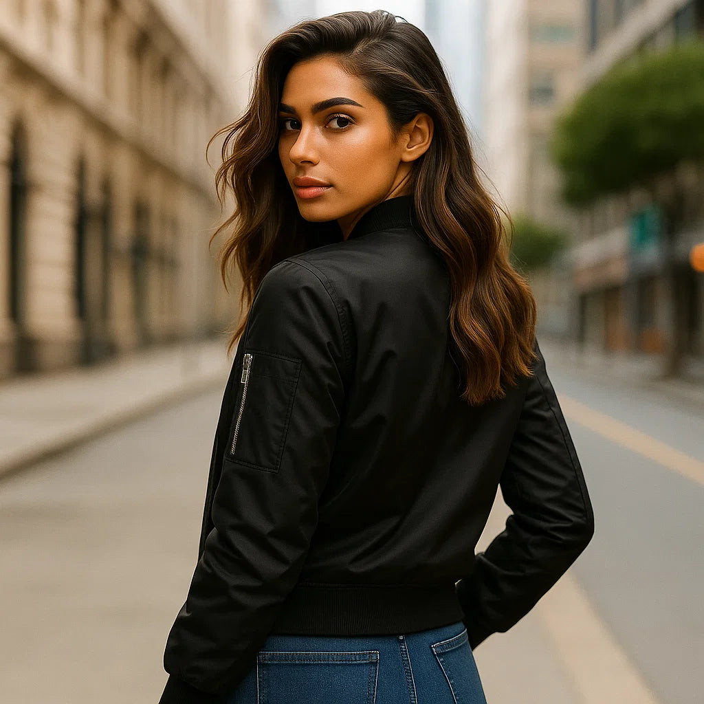 Dalvyn | Neck Bomber Jacket