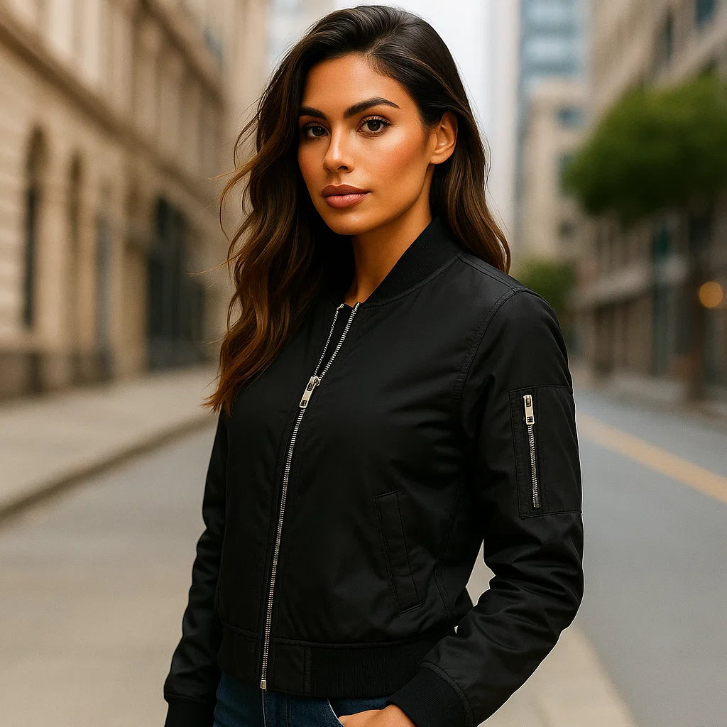 Dalvyn | Neck Bomber Jacket