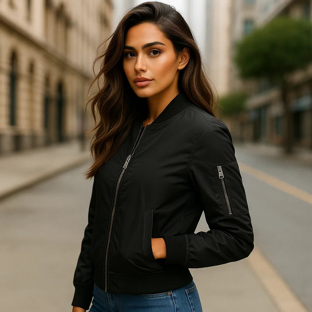 Dalvyn | Neck Bomber Jacket