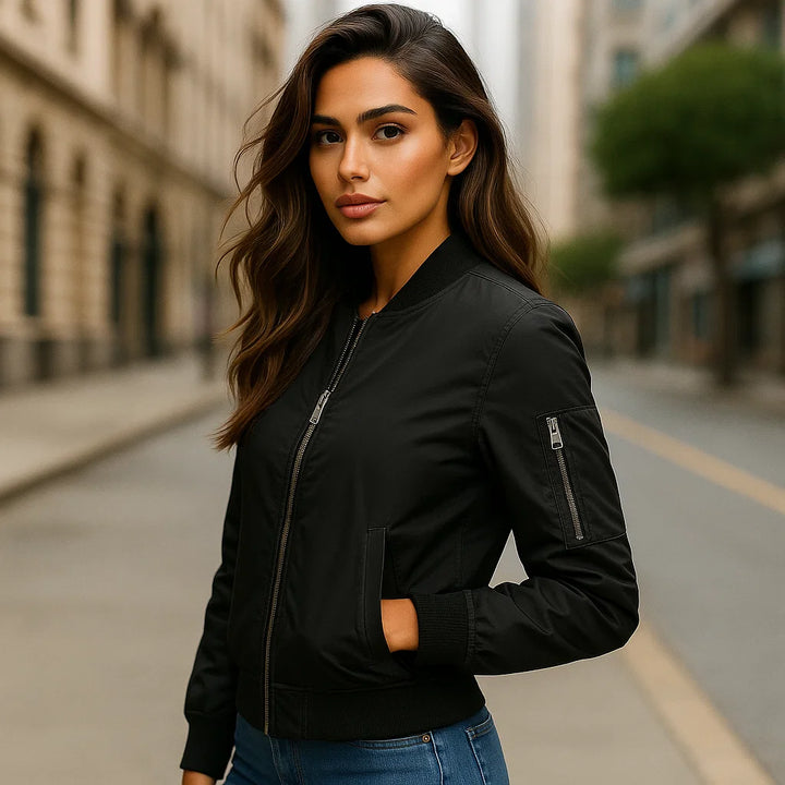 Dalvyn | Neck Bomber Jacket