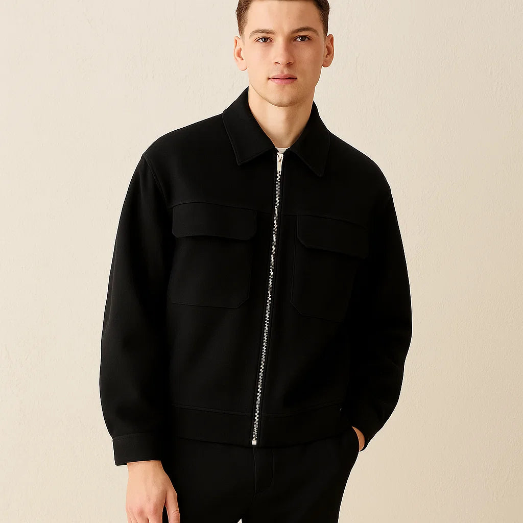 Dalvyn | Suede Oversize Windbreaker