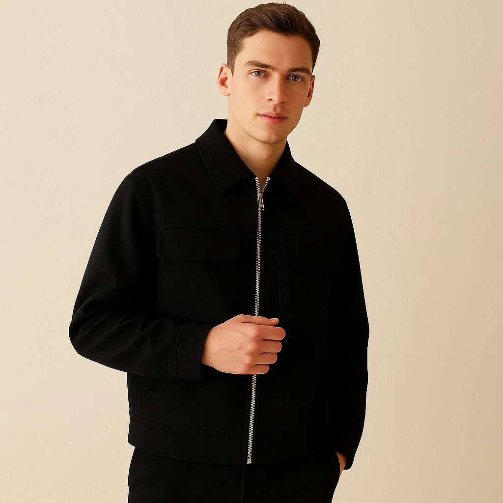 Dalvyn | Suede Oversize Windbreaker