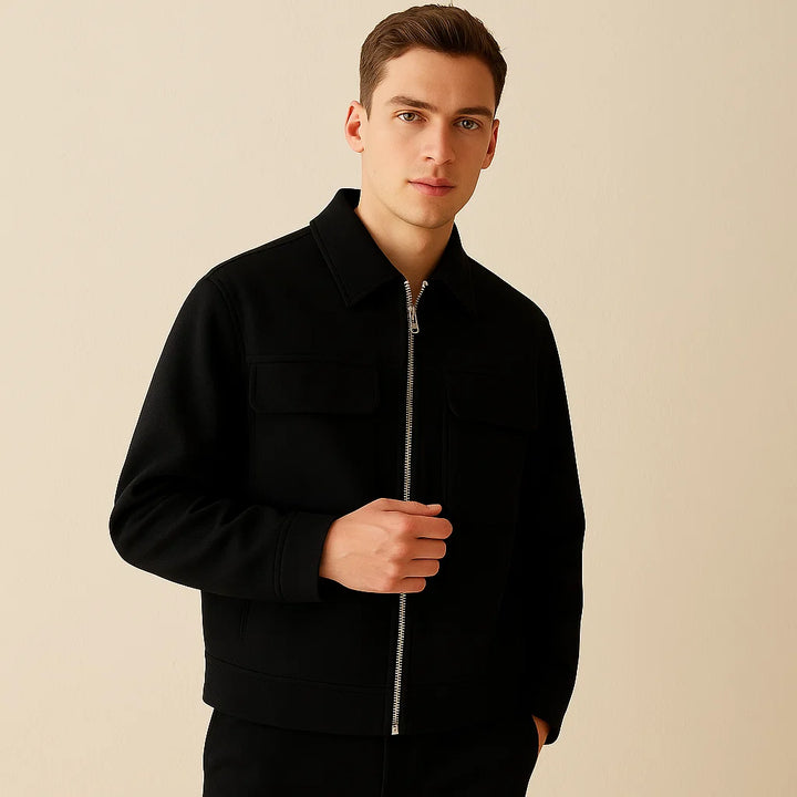 Dalvyn | Suede Oversize Windbreaker