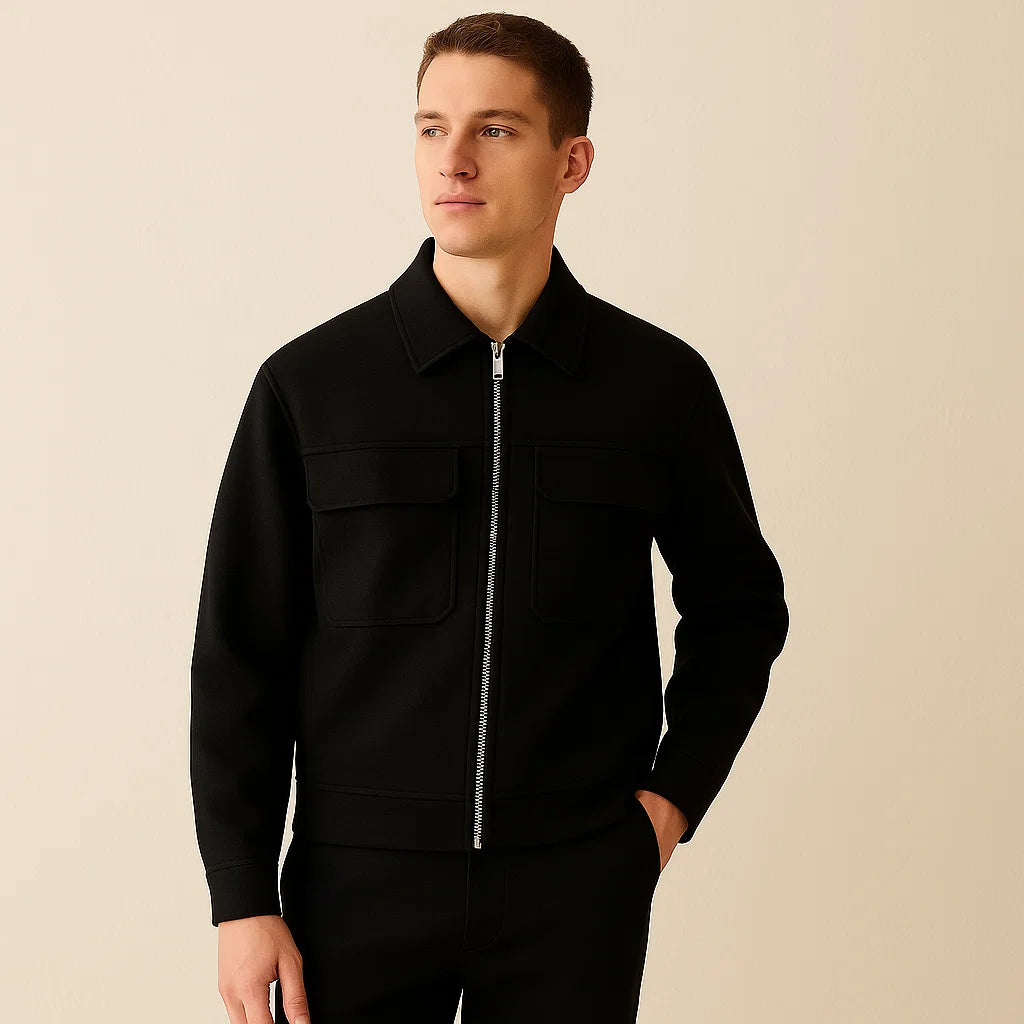 Dalvyn | Suede Oversize Windbreaker