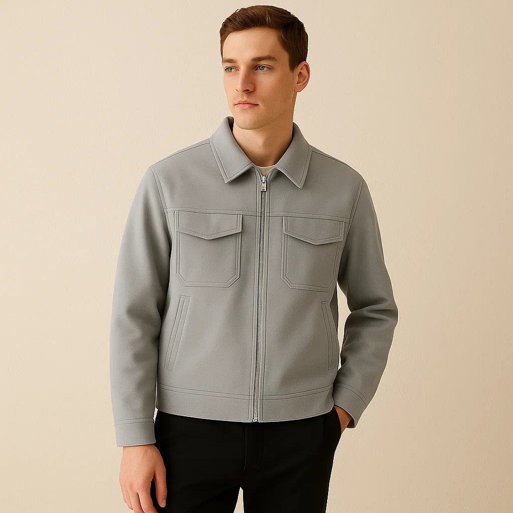 Dalvyn | Suede Oversize Windbreaker