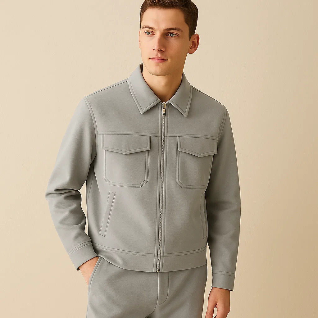 Dalvyn | Suede Oversize Windbreaker