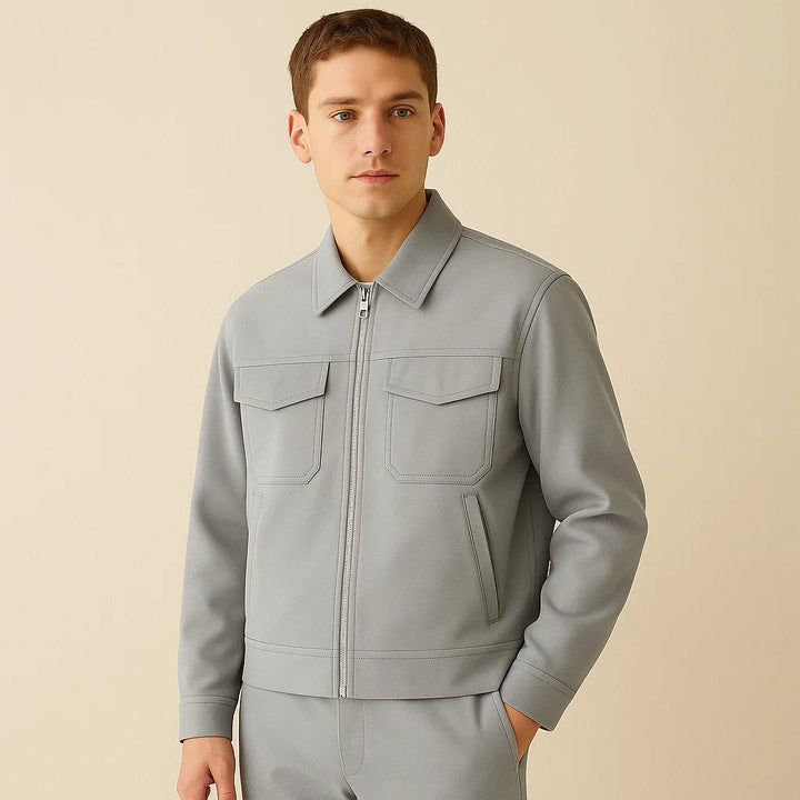 Dalvyn | Suede Oversize Windbreaker