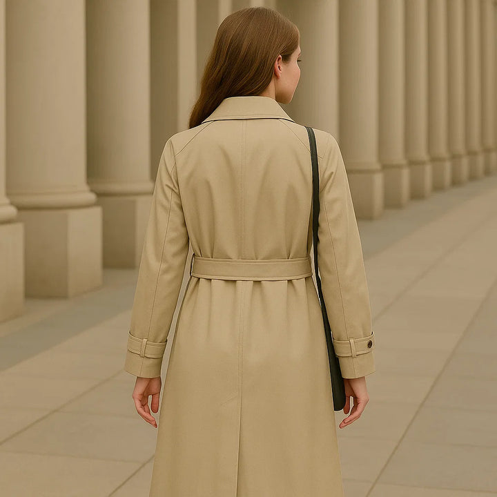 Dalvyn | Belted Double-Breasted Trench
